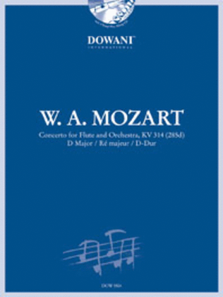 Book cover for Mozart: Concerto for Flute and Orchestra in D Major, KV 314 (285D)