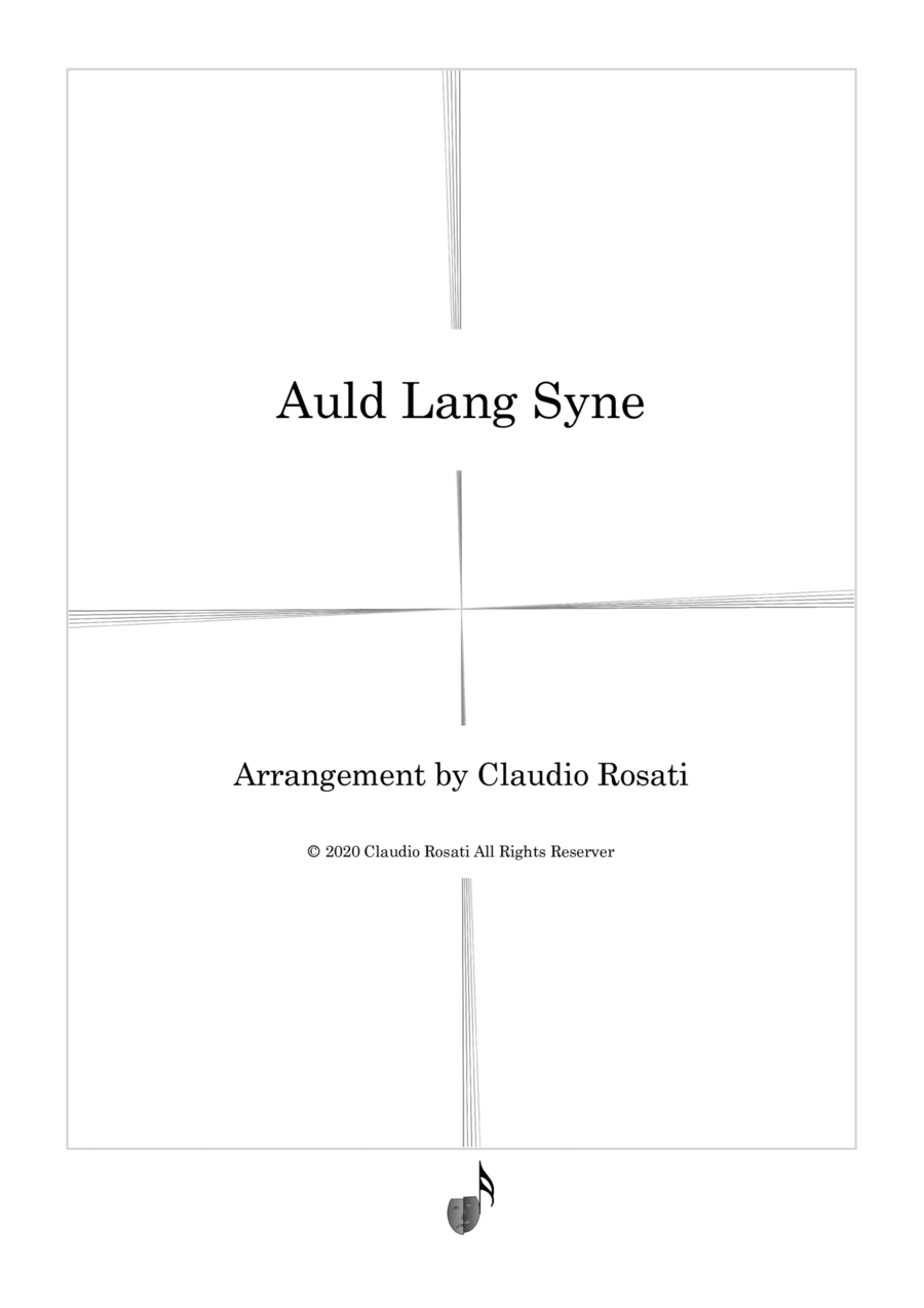 Auld Lang Syne Piano Solo scores gallery preview page 1