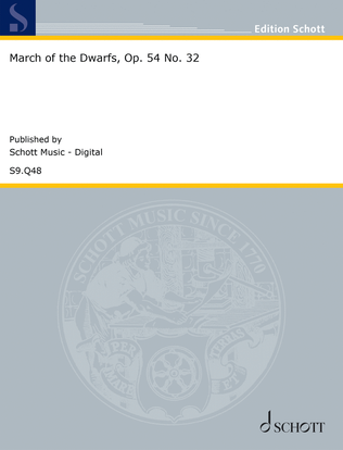 Book cover for March of the Dwarfs, Op. 54 No. 32