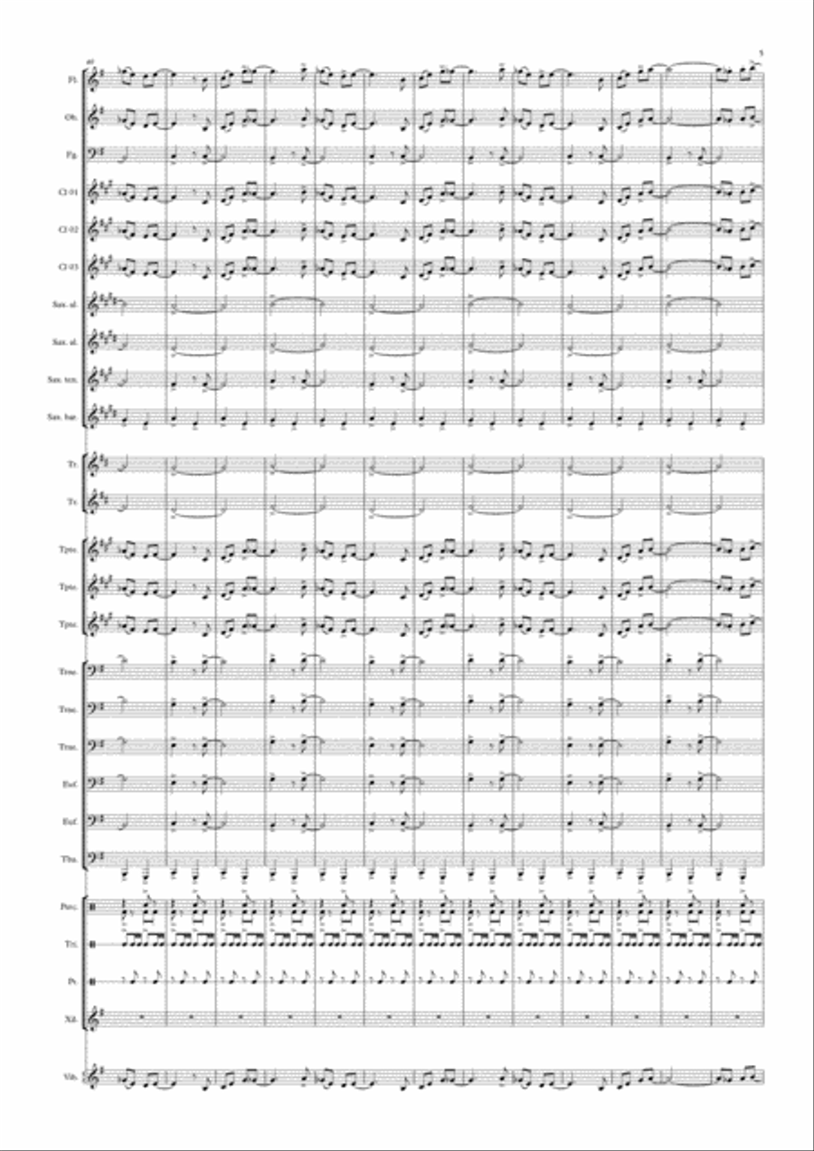 Frevo Mulher Frevo Mulher Concert Band scores gallery preview page 5
