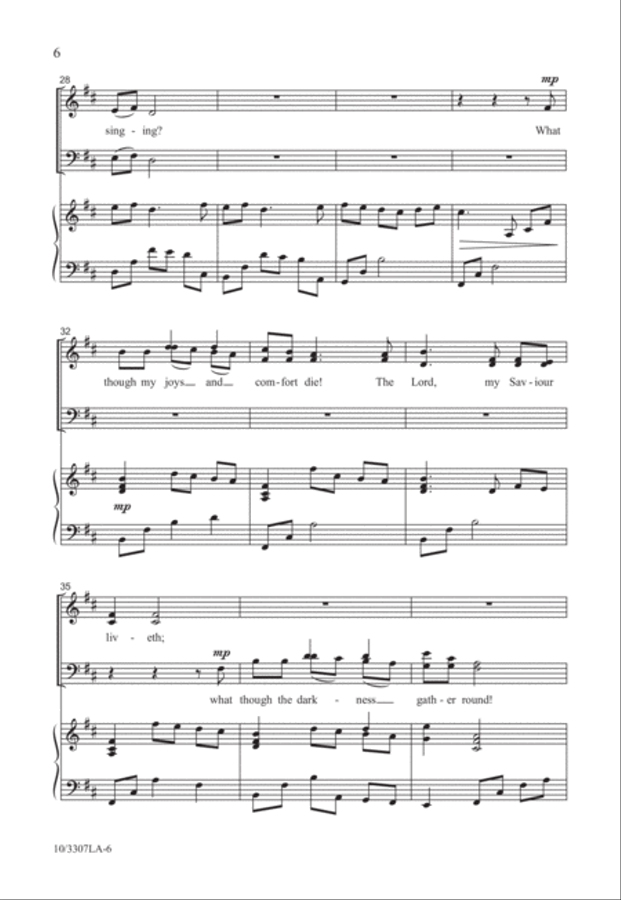 How Can I Keep From Singing? 4-Part scores gallery preview page 7