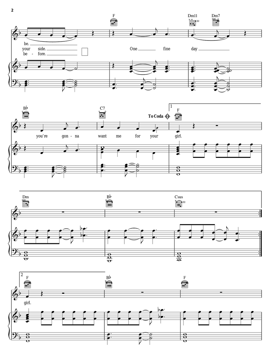 One Fine Day Acoustic Guitar scores gallery preview page 2