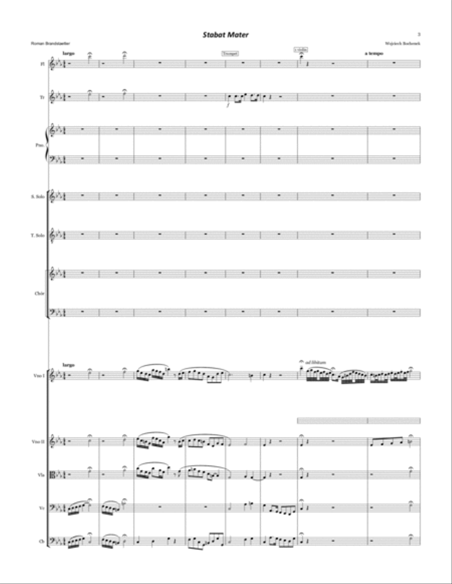 Stabat Mater (Oratorium na Wielki Post) Chamber Orchestra scores gallery preview page 4