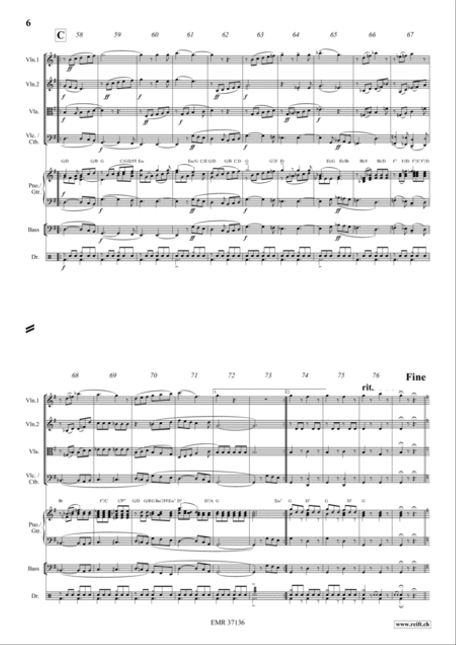 Punchinello Cello scores gallery preview page 5