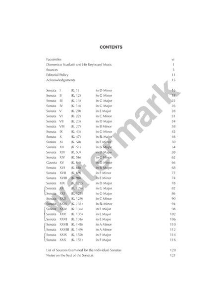 Domenico Scarlatti -- Ninety Sonatas in Three Volumes, Volume I