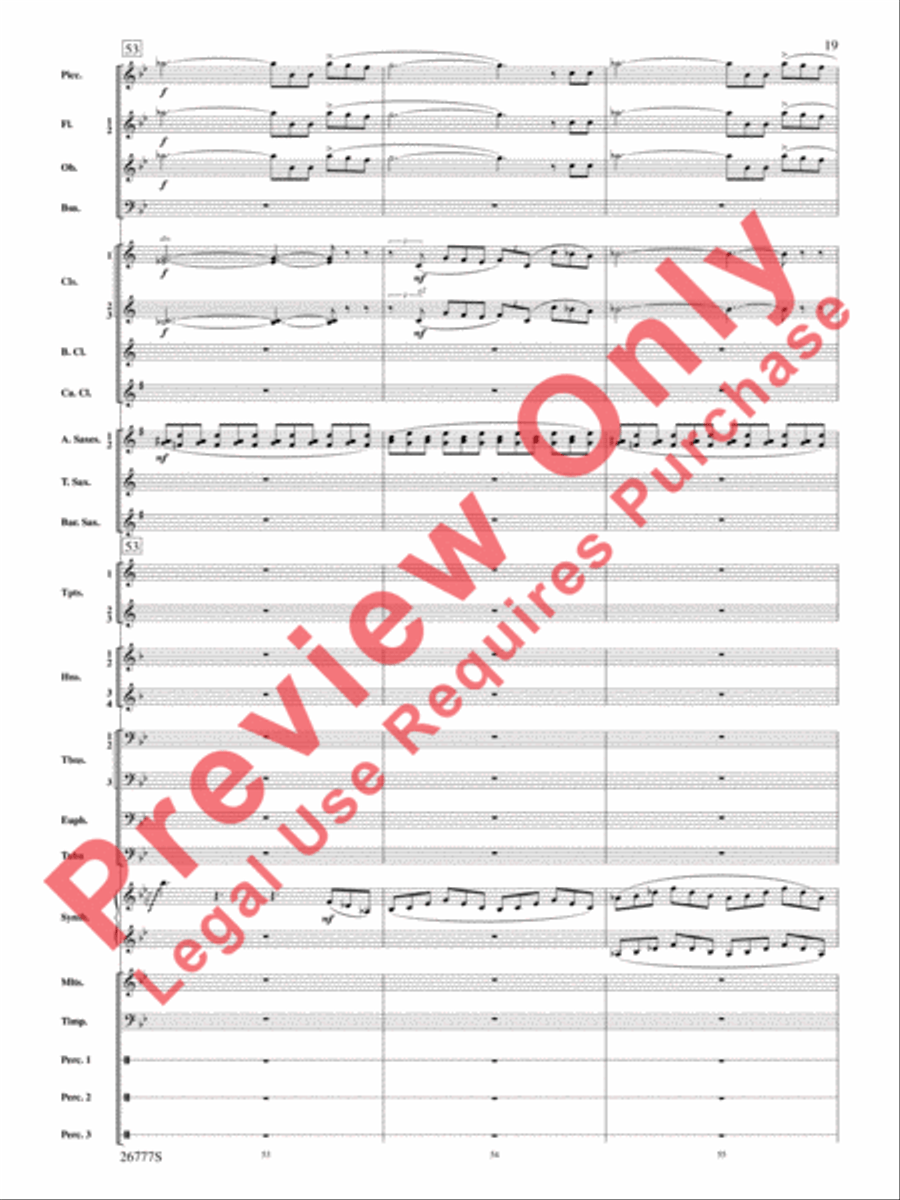Soaring with John Williams Concert Band scores gallery preview page 20
