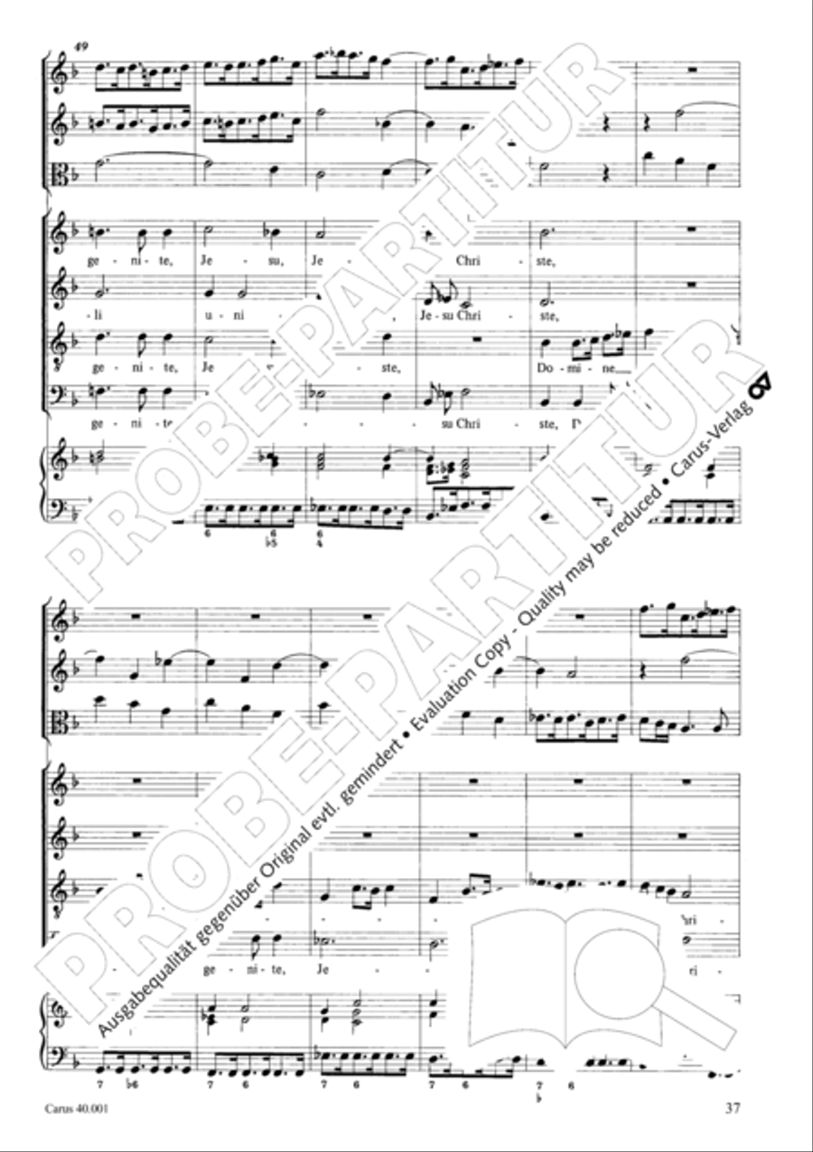 Gloria in D SSA scores gallery preview page 44