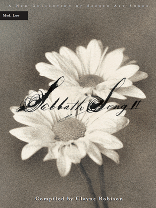 Sabbath Song 2 - Medium Low Vocal Solos - Book & CD
