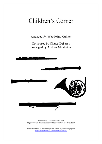 Children's Corner arranged for Wind Quintet image number null