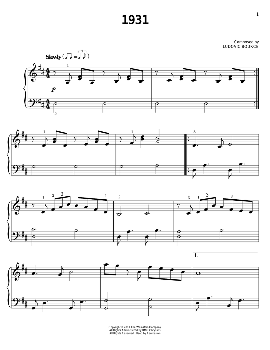 1931 1931 Voice scores gallery preview page 1