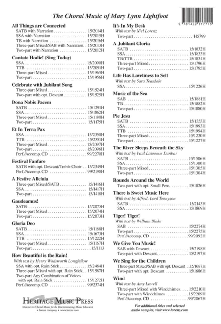 And This Shall Be For Music SSA scores gallery preview page 12