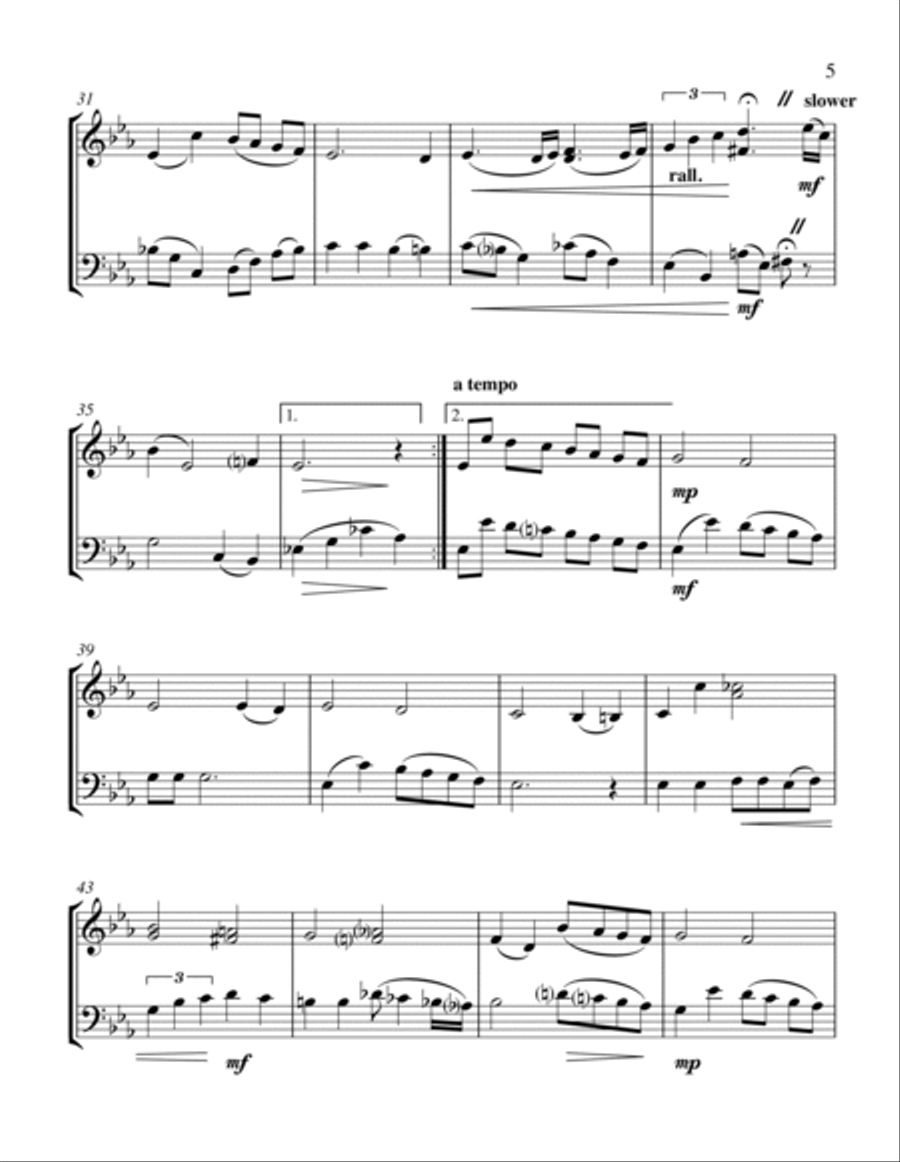 The Christmas Song (Chestnuts Roasting On An Open Fire) String Duet scores gallery preview page 6