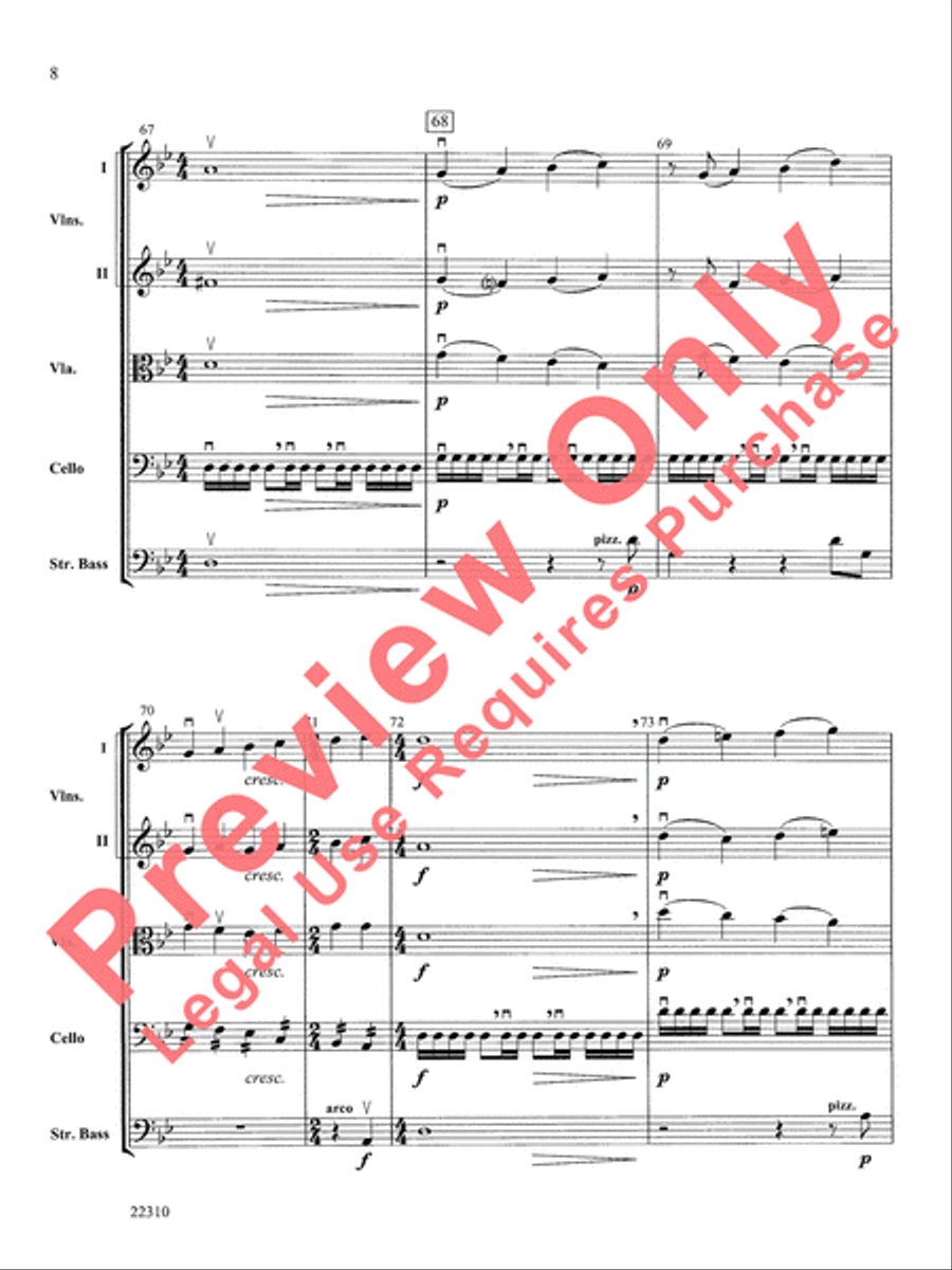 Incantations Incantations String Orchestra scores gallery preview page 9