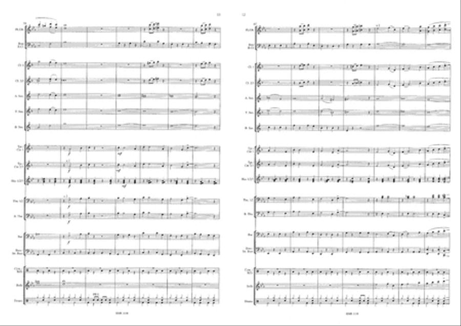 Swing In To Spring Concert Band scores gallery preview page 7