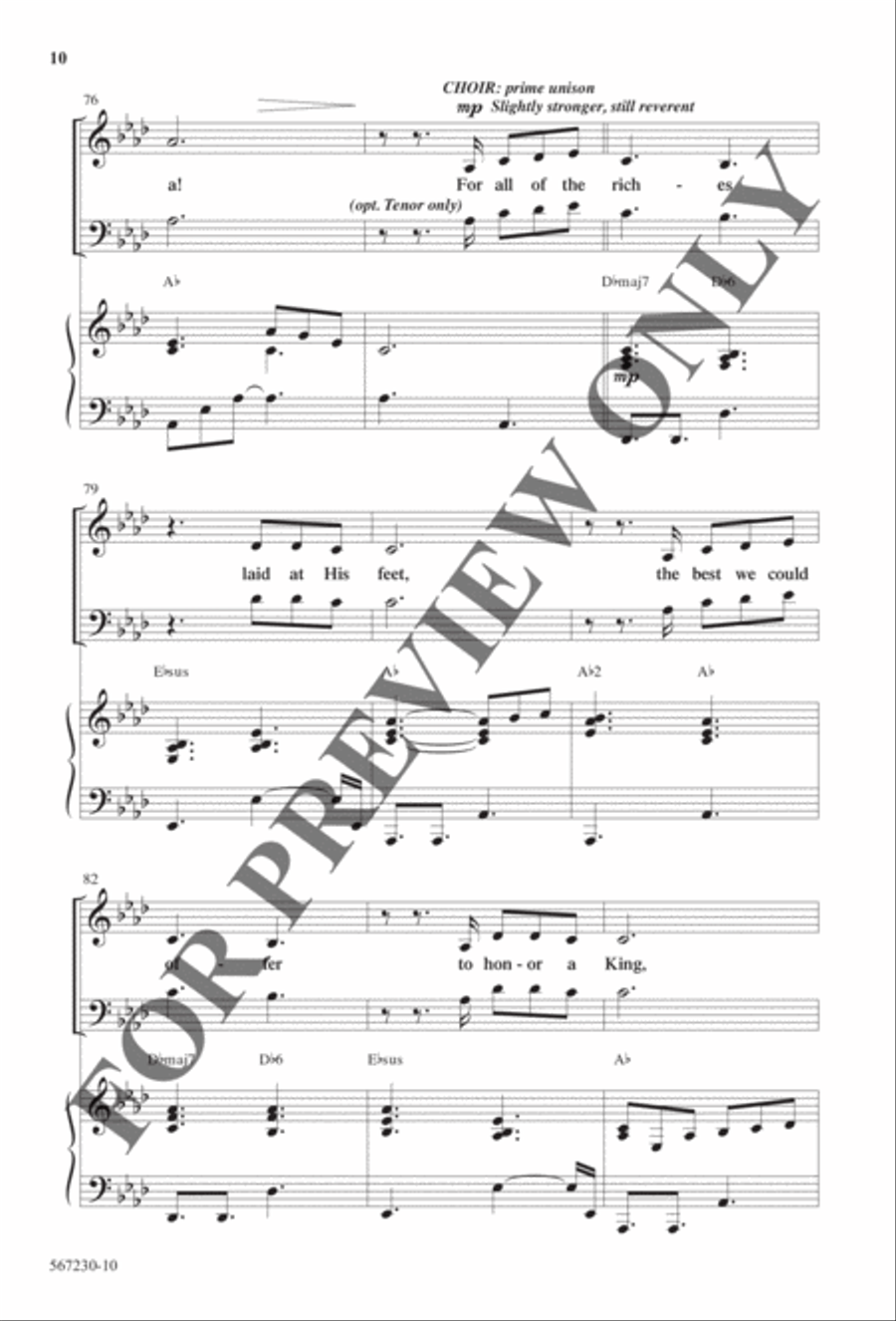 Gloria (Our Savior Found Us) - Anthem Choir scores gallery preview page 9