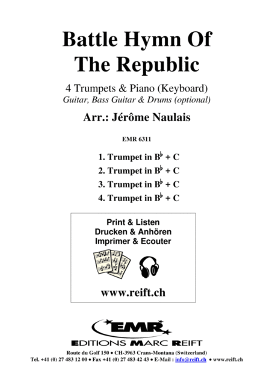Battle Hymn Of The Republic Trumpet scores gallery preview page 2