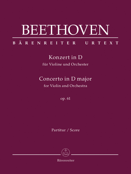 Concerto for Violin and Orchestra in D major, op. 61