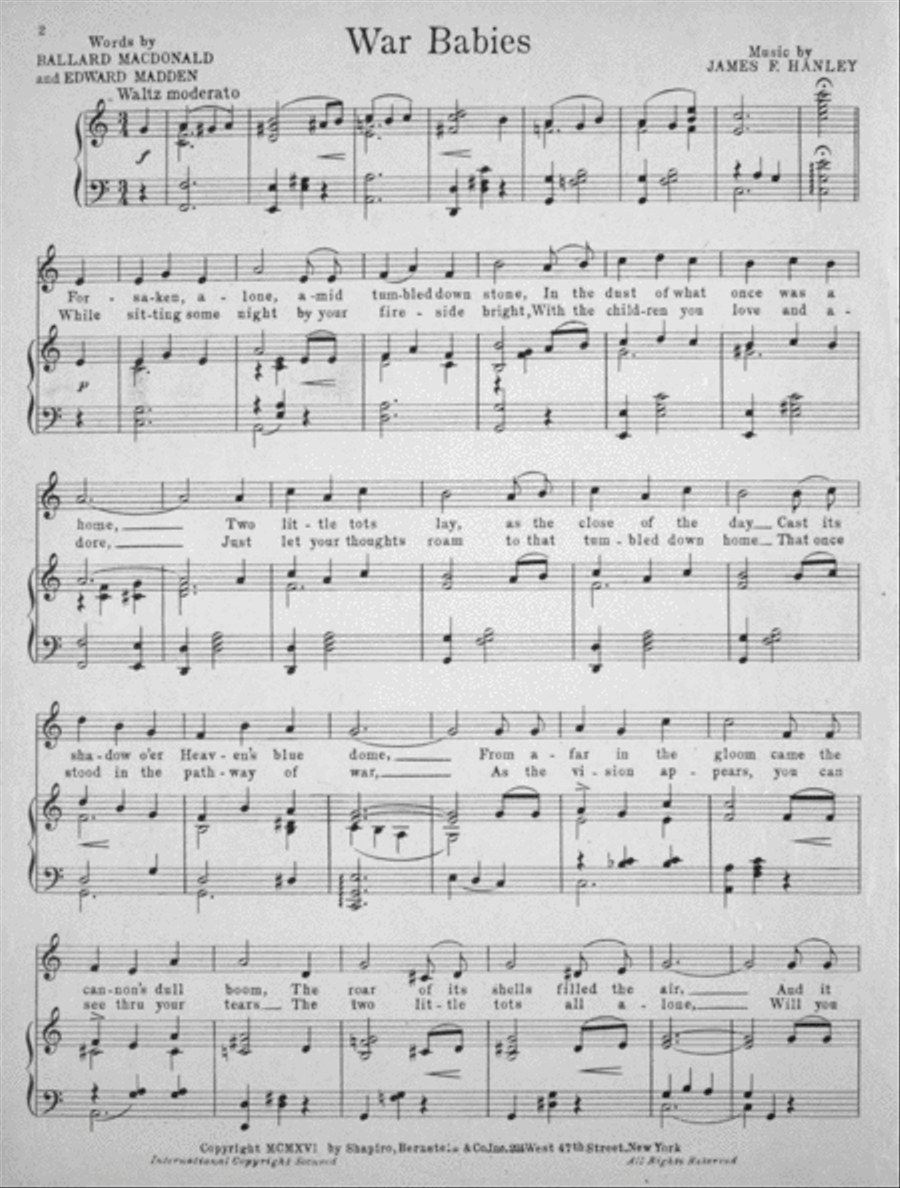 War Babies Voice scores gallery preview page 2