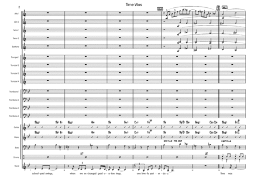 Time Was Big Band scores gallery preview page 3