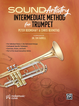 Book cover for Sound Artistry Intermediate Method for Trumpet