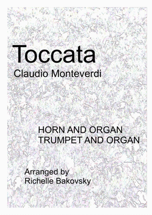 Book cover for Claudio Monteverdi: Toccata from "Orfeo" for trumpet or horn and organ