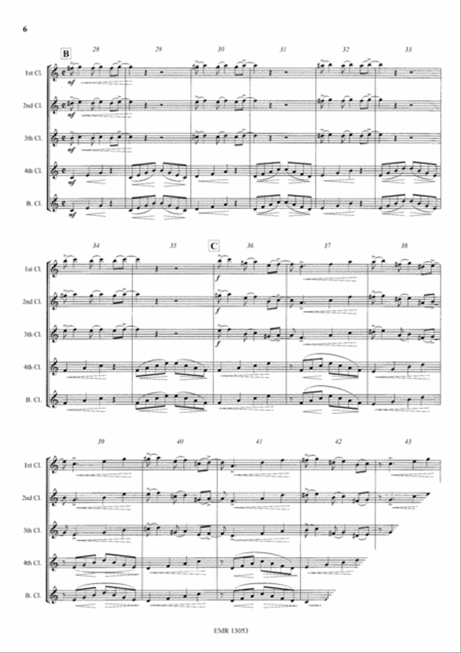 Association Clarinet Quintet scores gallery preview page 6