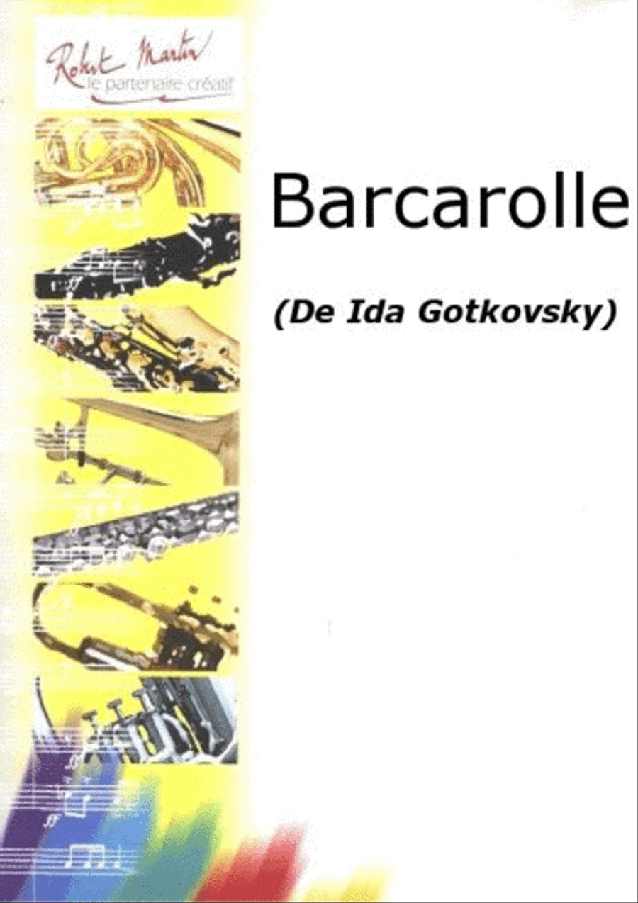 Barcarolle, pour hautbois Piano Accompaniment scores gallery preview page 1