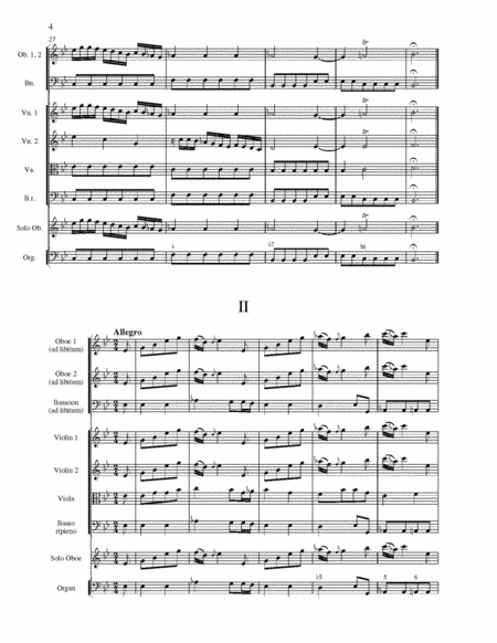 Concerto for Oboe in E-flat Major