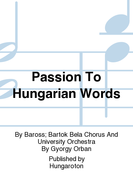 Passion To Hungarian Words image number null