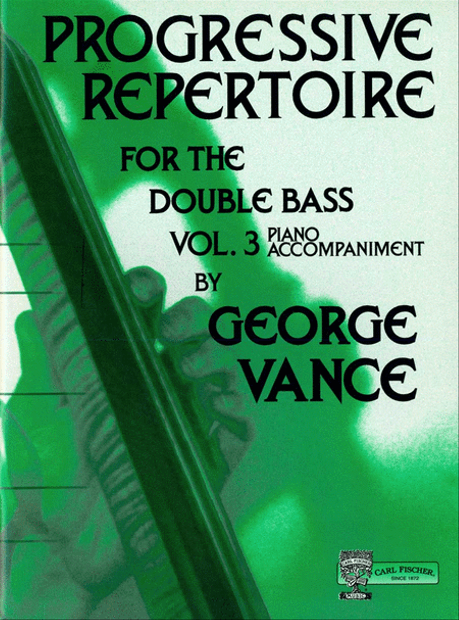Progressive Repertoire Progressive Repertoire Double Bass scores gallery preview page 1
