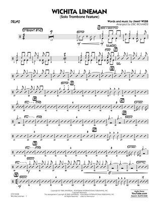 Wichita Lineman (arr. Eric Richards) - Drums