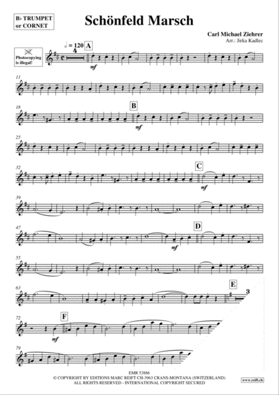 Schonfeld Marsch Cornet scores gallery preview page 3