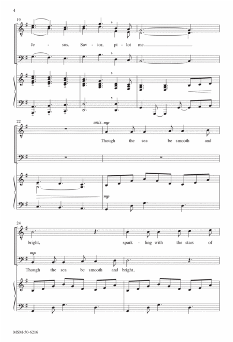 Jesus, Savior, Pilot Me TTB scores gallery preview page 3