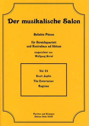 Book cover for The Entertainer -Ragtime- (für Streichquartett)
