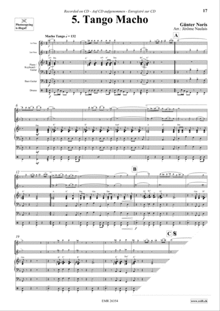 Let's Dance Volume 5 Flute Duet scores gallery preview page 7