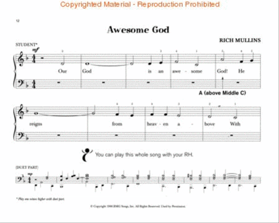 Music in Me - Praise & Worship Level 1 Piano Method scores gallery preview page 4