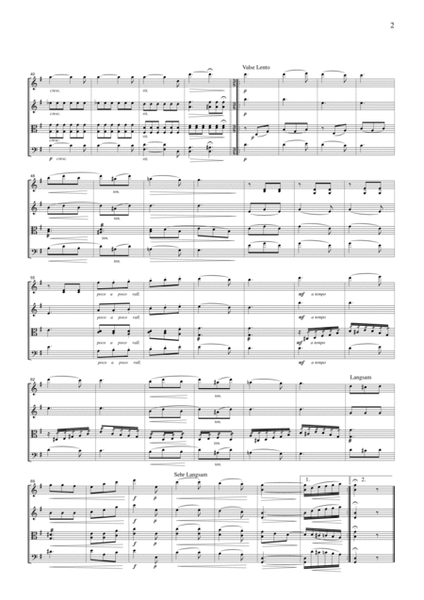 Sieczynsky Wien, du Stadt meiner Traume (Vienna, City of my Dreams), for string quartet, CS301