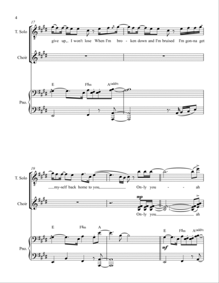 Only You Voice scores gallery preview page 4