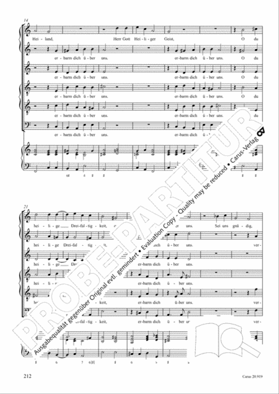 Opera varia I. Works with 1-7 parts (Complete edition, vol. 19) [Werke mit 1-7 obligaten Stimmen] Score scores gallery preview page 269