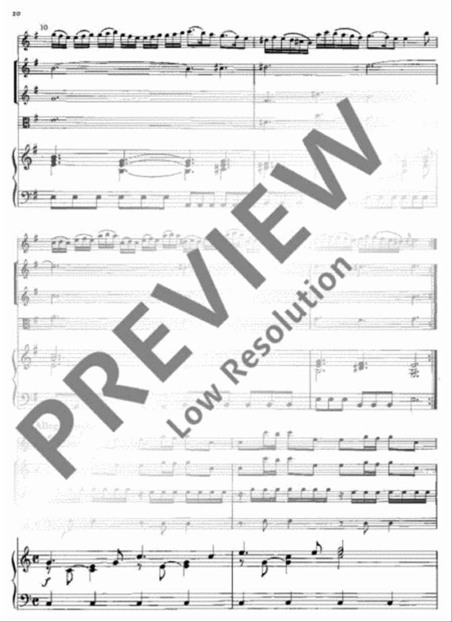 Concerto C Major Piccolo scores gallery preview page 21
