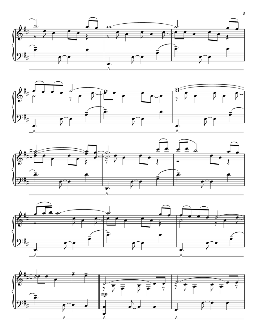 The Fifth Wave-Lullaby Of The Sea Piano Solo scores gallery preview page 3