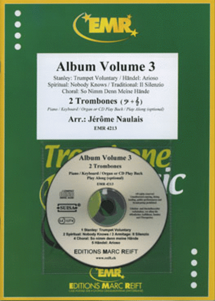 Album Volume 3 Trombone Duet scores gallery preview page 1