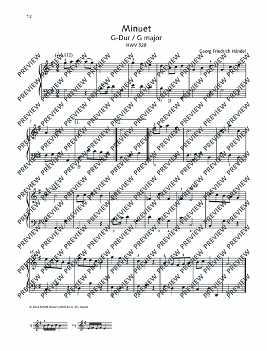 My First Handel Piano Solo scores gallery preview page 13
