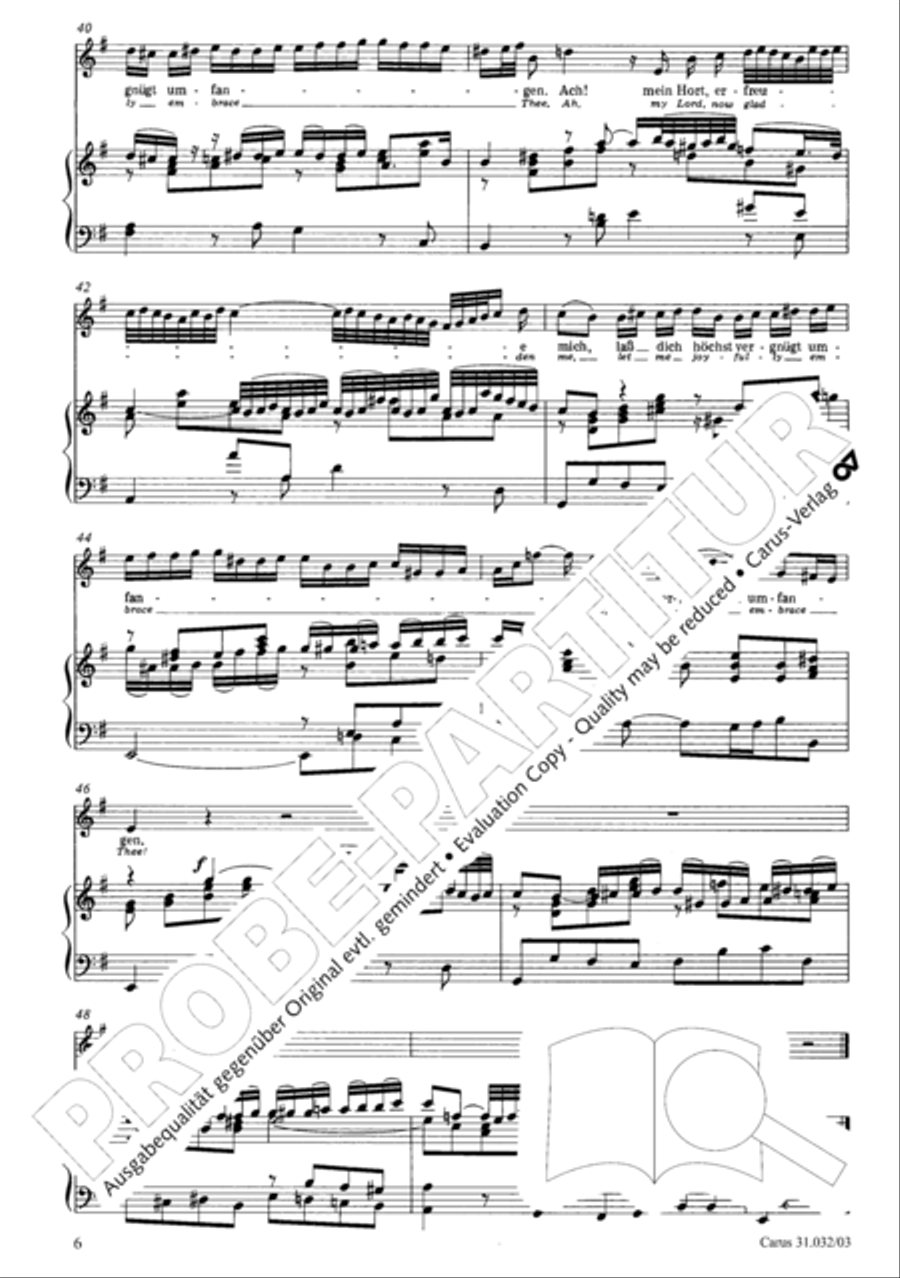Dearest Jesus, sore I need Thee (Liebster Jesu, mein Verlangen) 4-Part scores gallery preview page 7