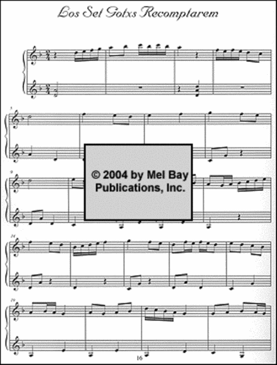 Medieval Music for Celtic Harp Pedal Harp scores gallery preview page 2