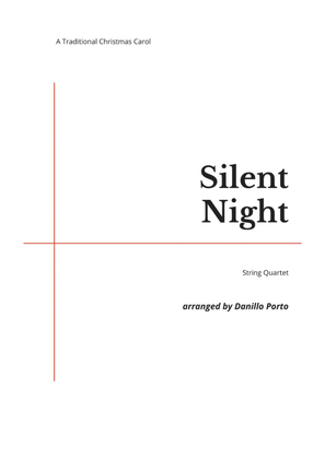 Book cover for Silent Night -String quartet