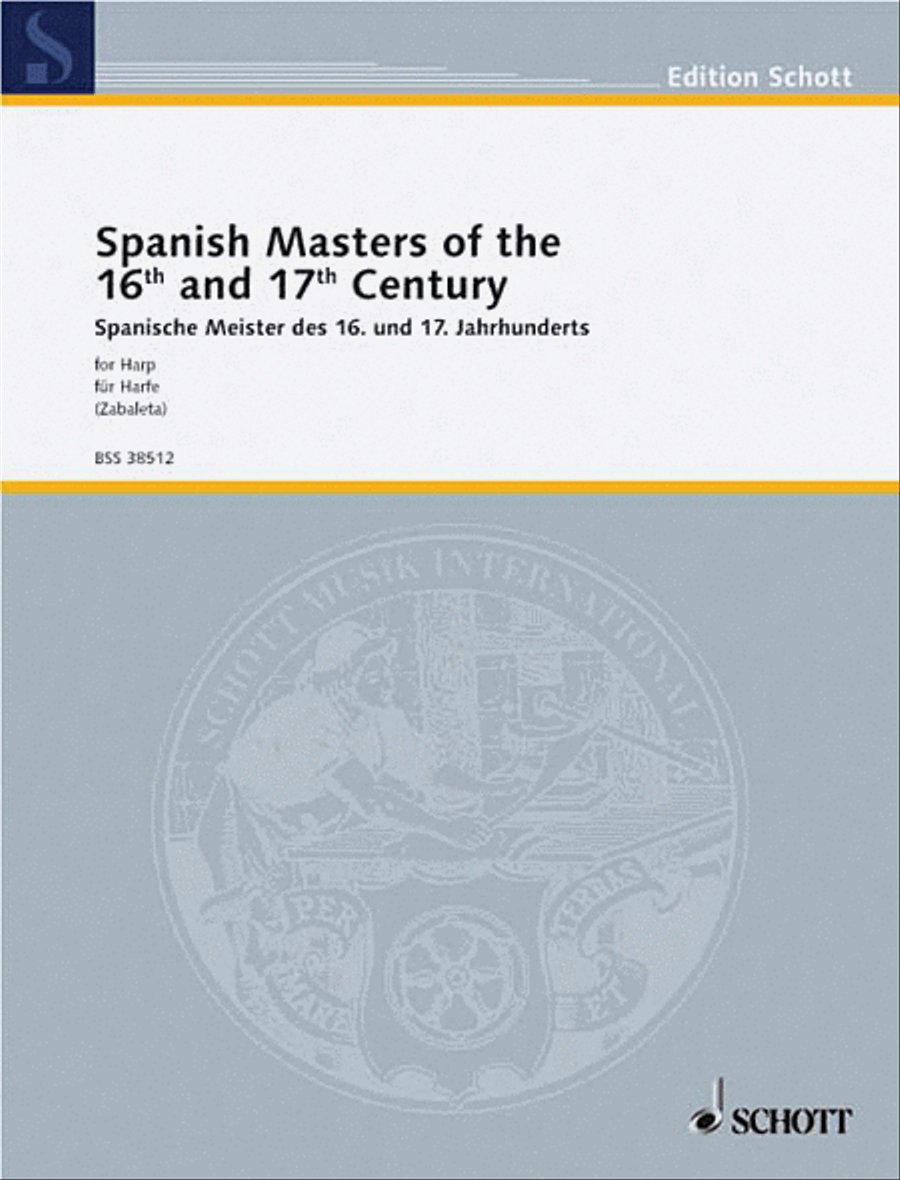 Spanish Masters of the 16th and 17th Centuries Harp scores gallery preview page 1