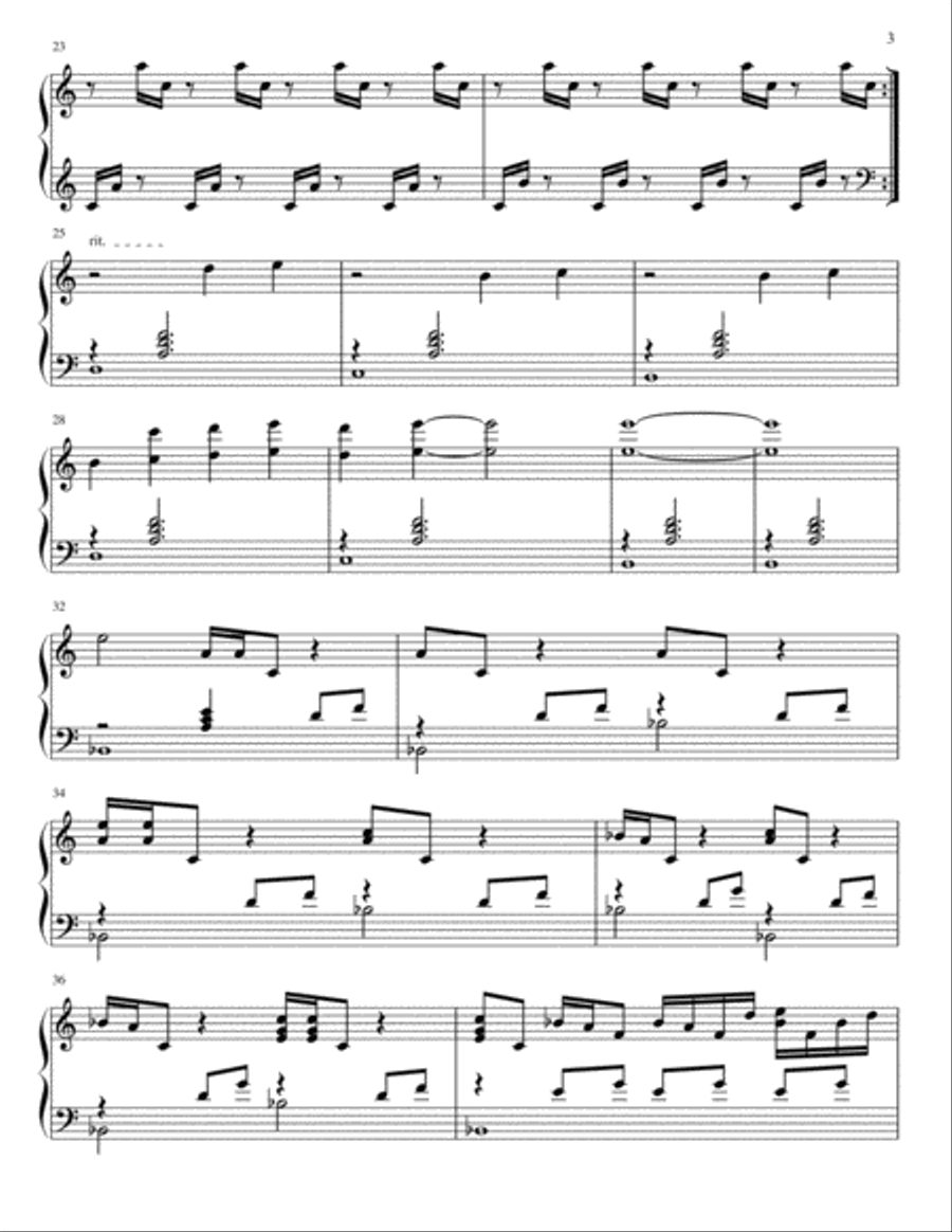 Wrecks 5/Schah Piano Solo scores gallery preview page 3
