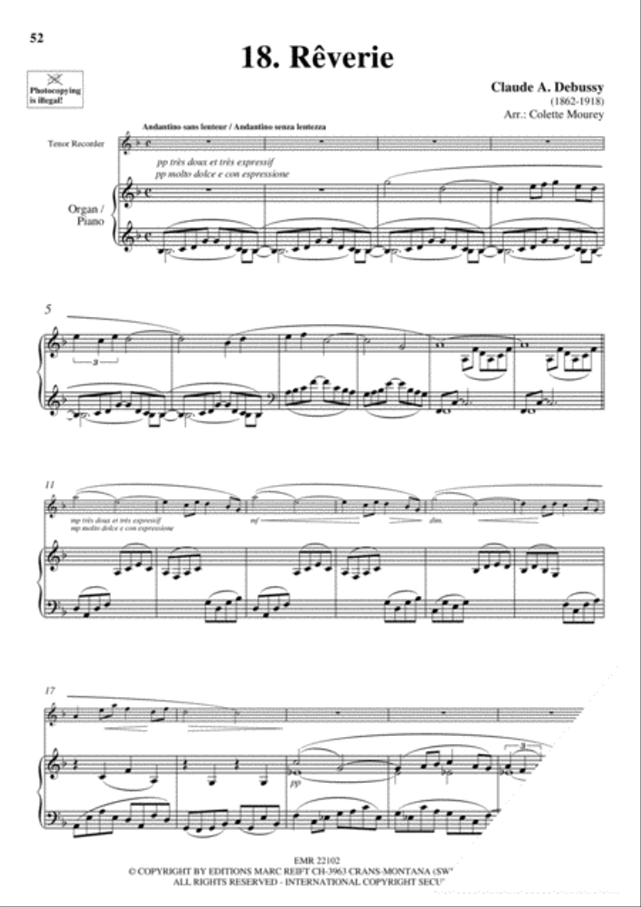 20 Greatest Meditations Tenor Recorder scores gallery preview page 20