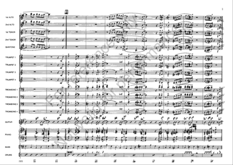 The Cruise Director The Cruise Director Jazz Ensemble scores gallery preview page 3